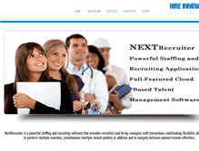 Tablet Screenshot of nextrecruiter.com
